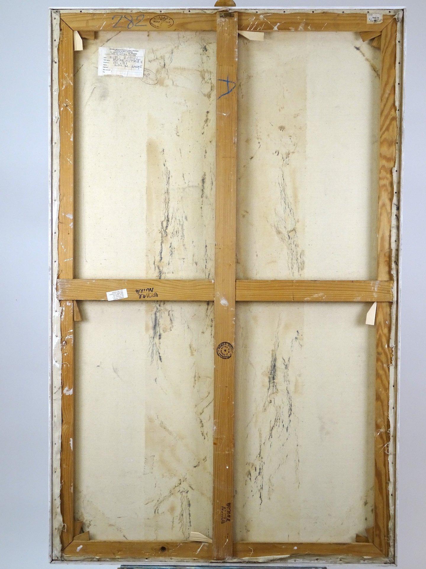 Romul Nutiu, Fereastra II, 1992, Olio su tela In condizioni buone a Vicenza, VI