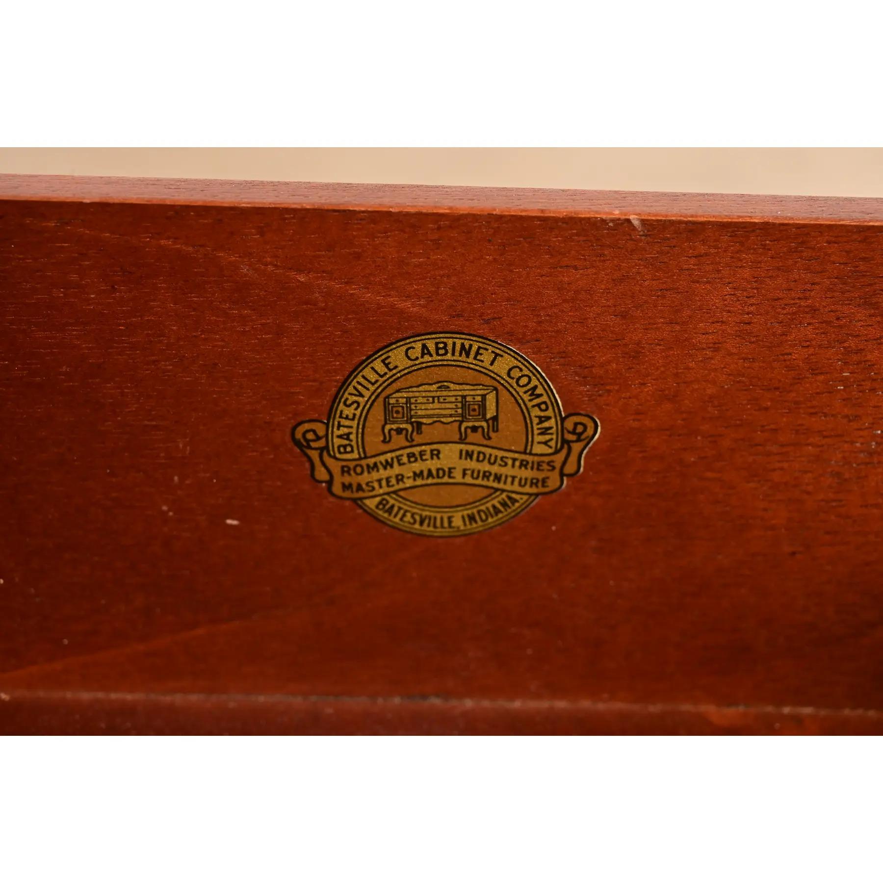 Mesa consola Romweber Federal de caoba flameada, circa años 20 en venta 3