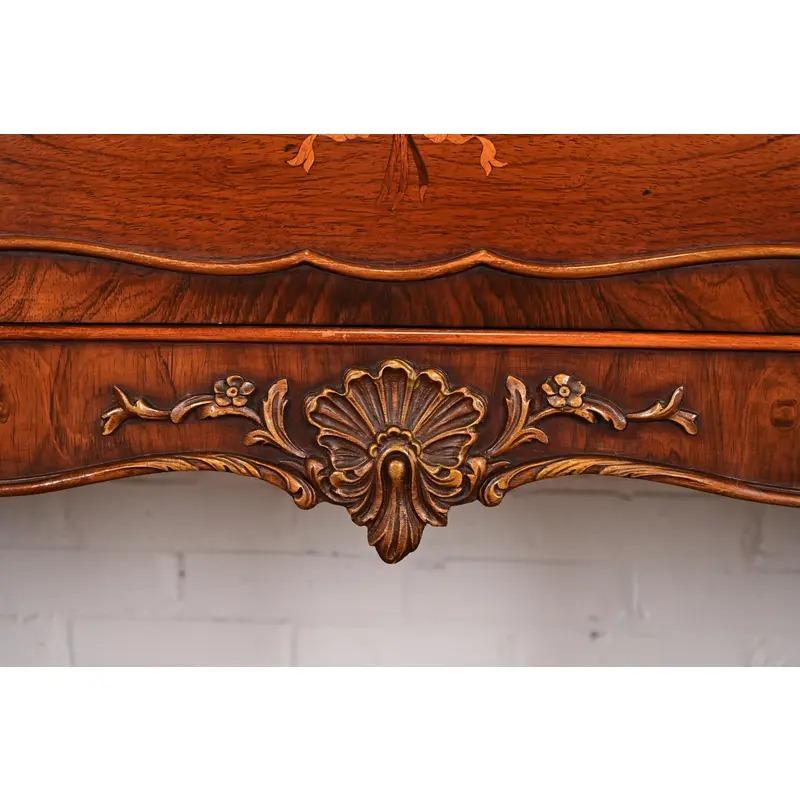 Romweber French Provincial Louis XV Carved Rosewood Sideboard, Circa 1920s For Sale 6