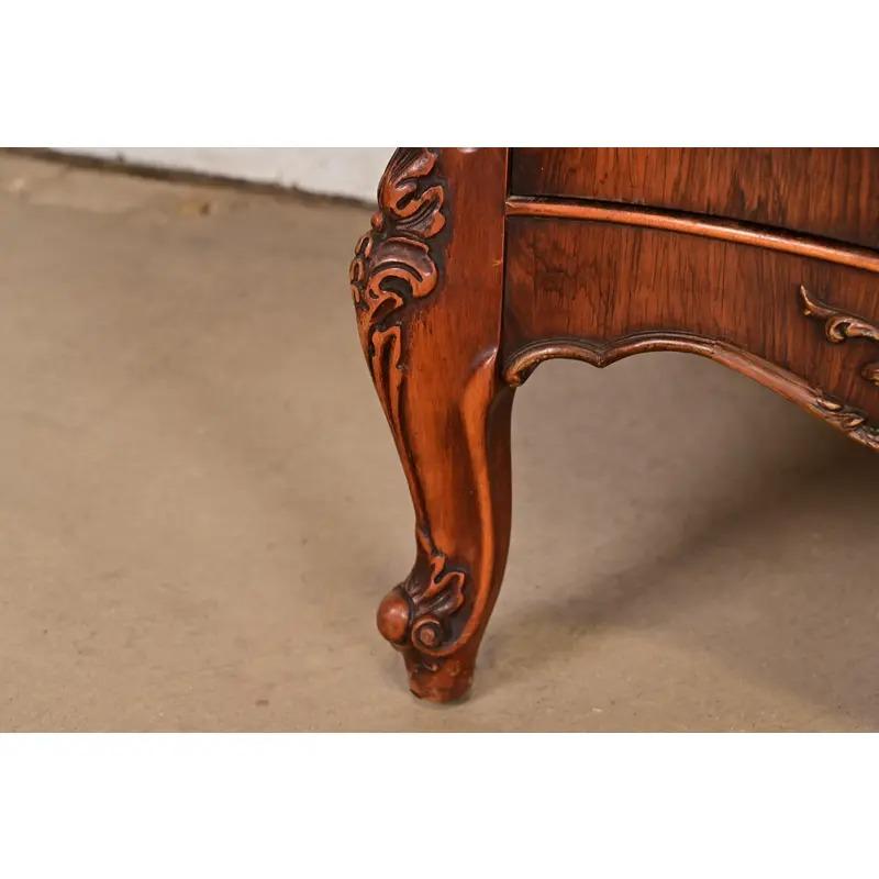 Romweber French Provincial Louis XV Carved Rosewood Sideboard, Circa 1920s For Sale 7