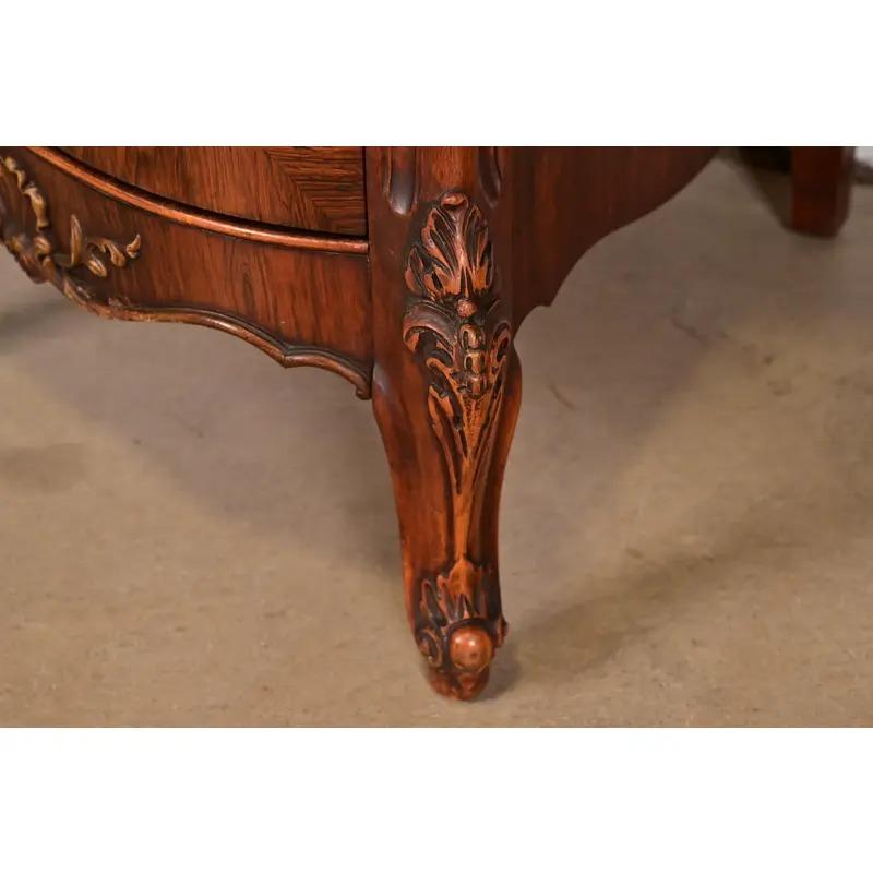 Romweber French Provincial Louis XV Carved Rosewood Sideboard, Circa 1920s For Sale 8