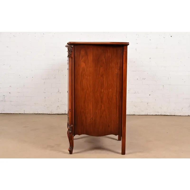 Romweber French Provincial Louis XV Carved Rosewood Sideboard, Circa 1920s For Sale 10