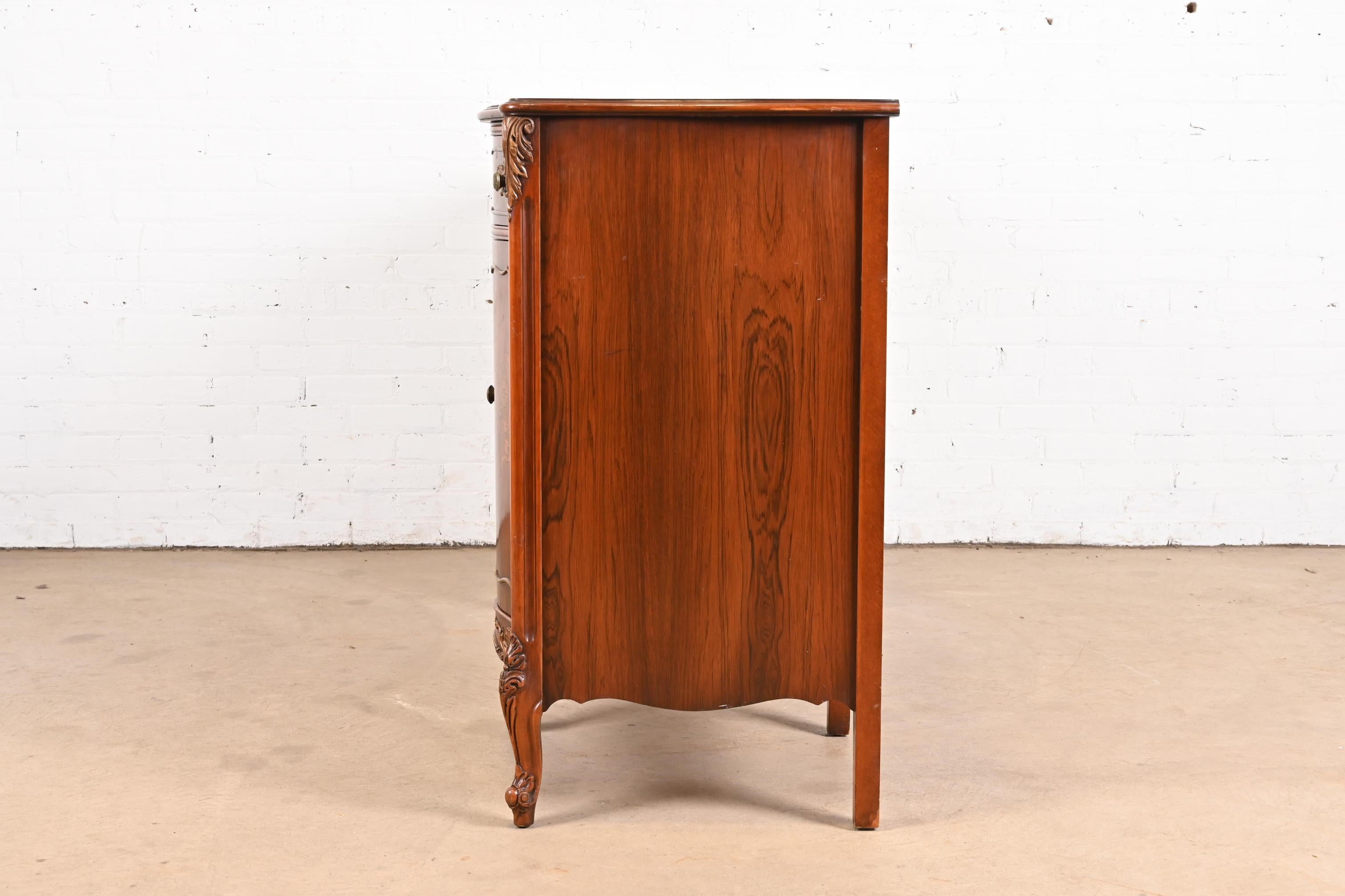 Romweber French Provincial Louis XV Rosewood Sideboard Credenza, Circa 1920s 8