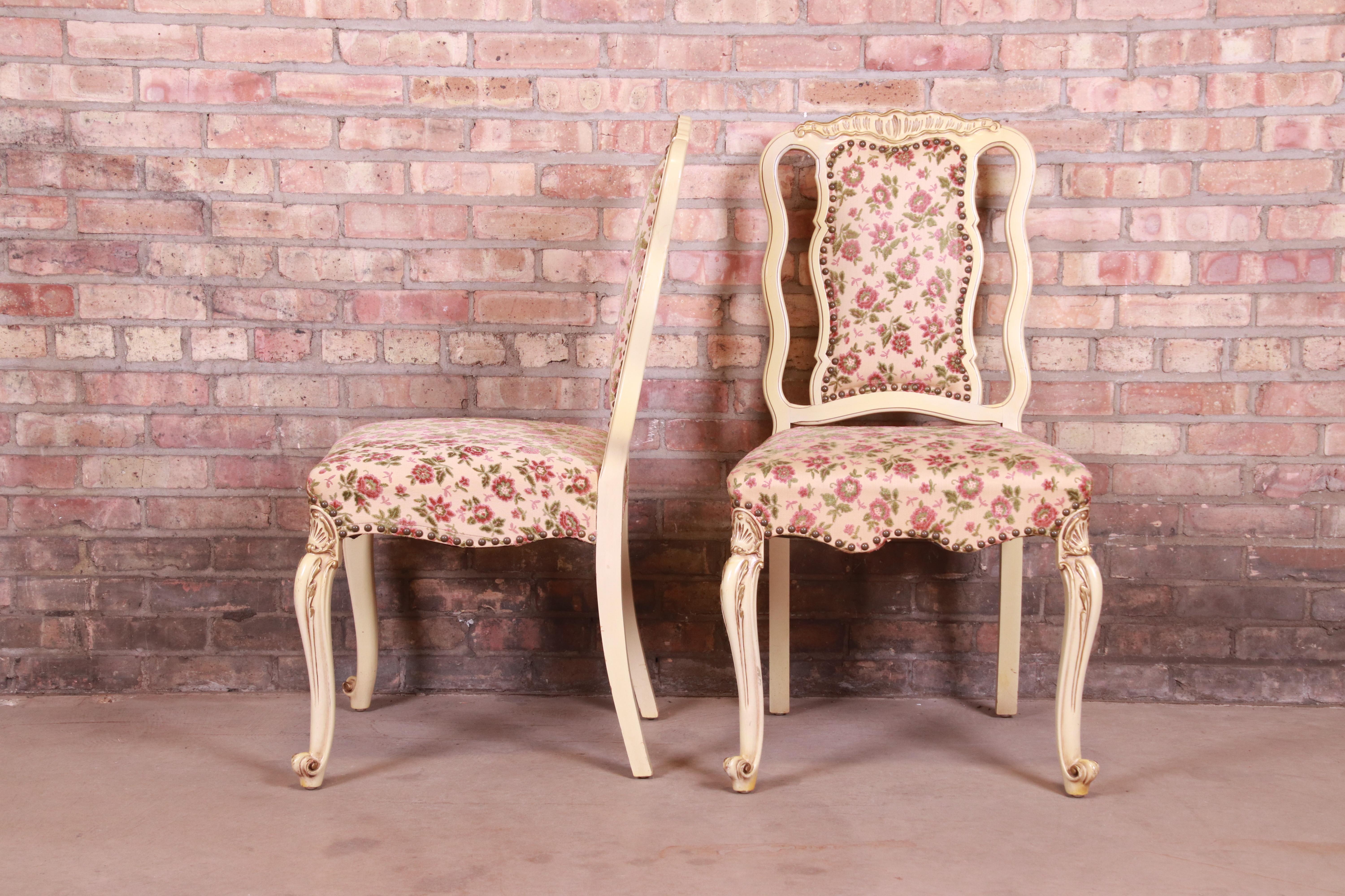 Romweber French Rococo Louis XV Dining Chairs, Set of Six 4