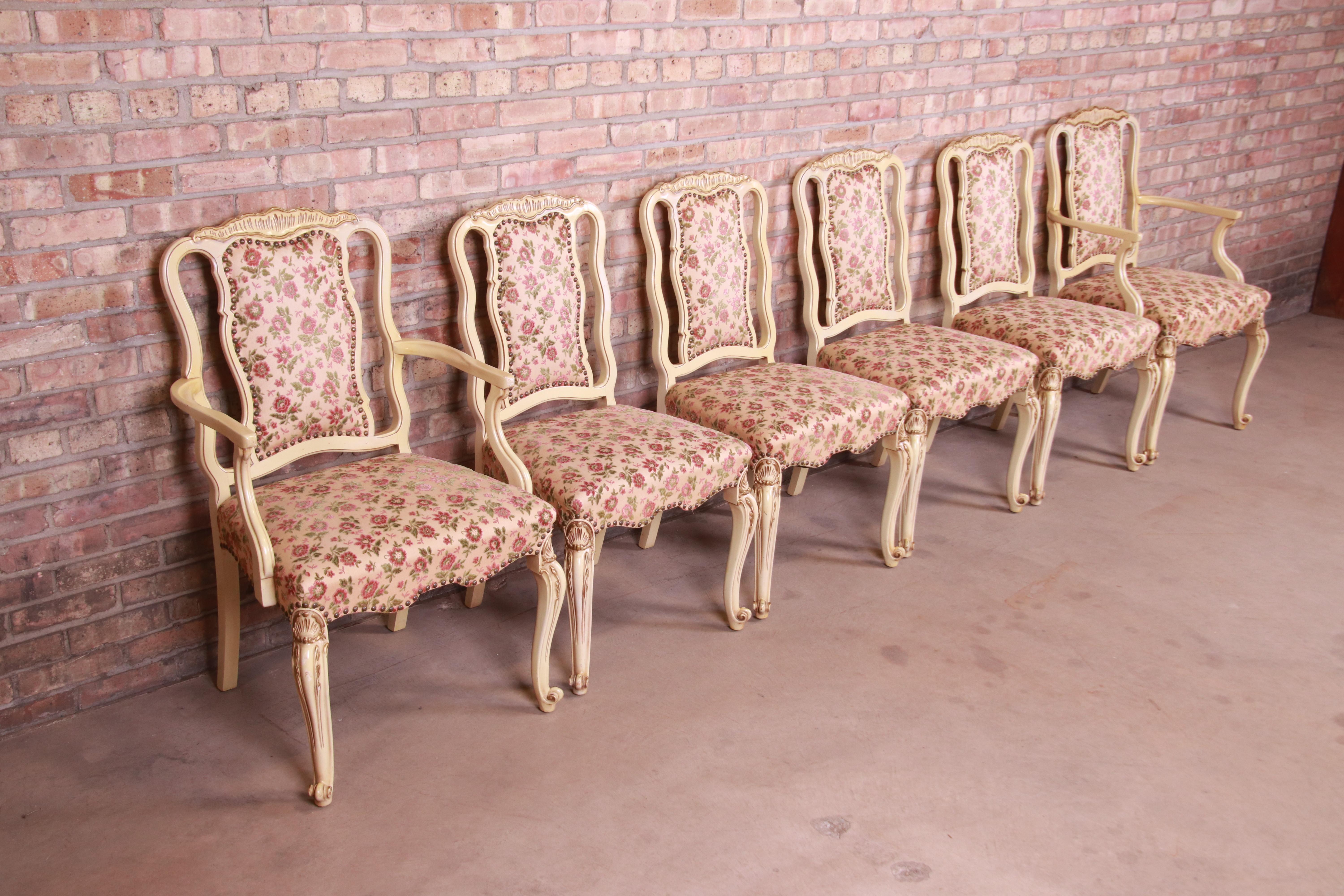 1930 vintage rococo louis xv dining chairs