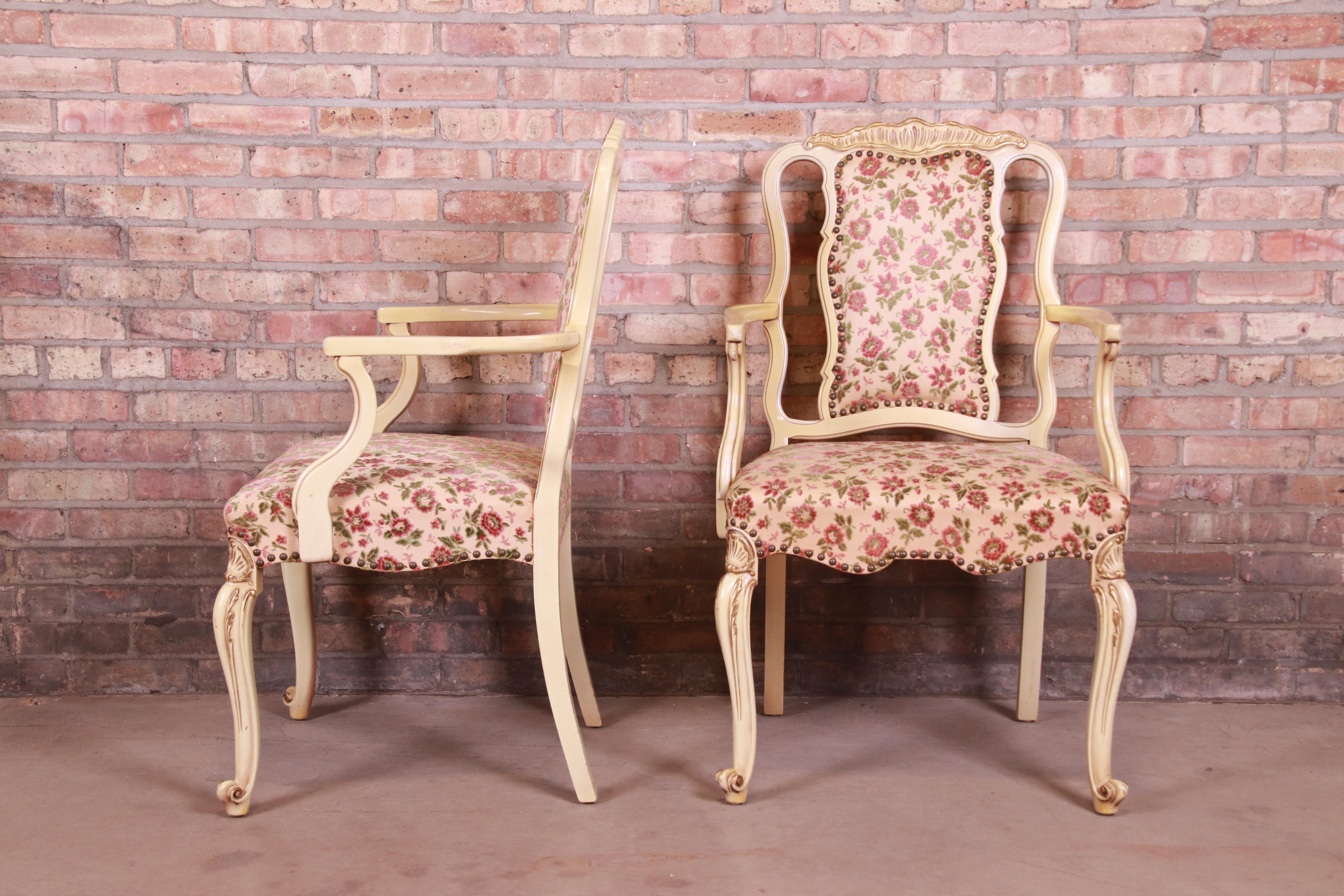 Romweber French Rococo Louis XV Dining Chairs, Set of Six 1