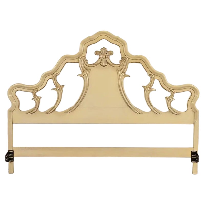 Romweber French Rococo Louis XV King Size Headboard, Circa 1950s For Sale