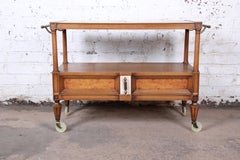 Romweber Midcentury Hollywood Regency Bar Cart Server, 1960s