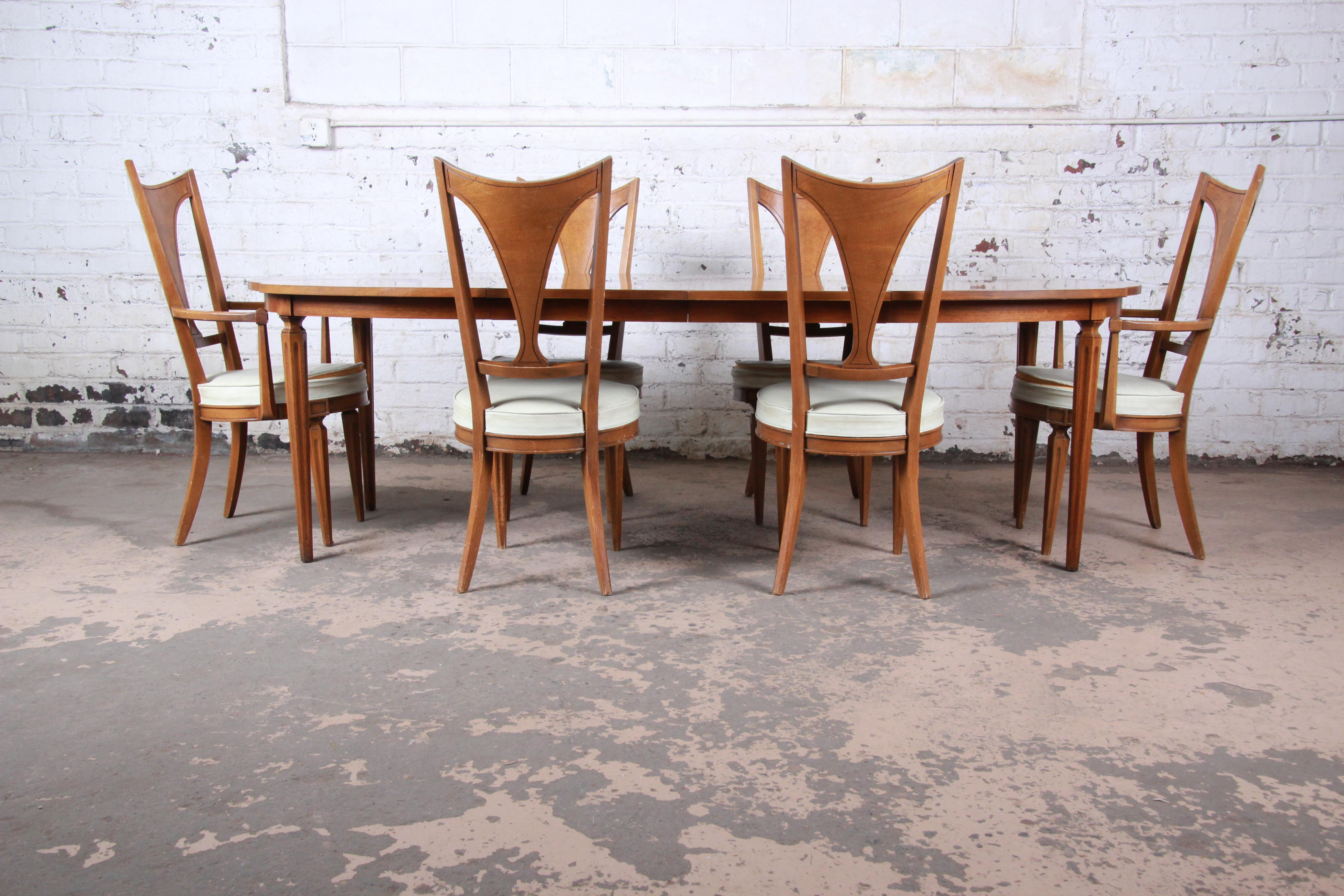 A gorgeous Mid-Century Modern dining set from the 