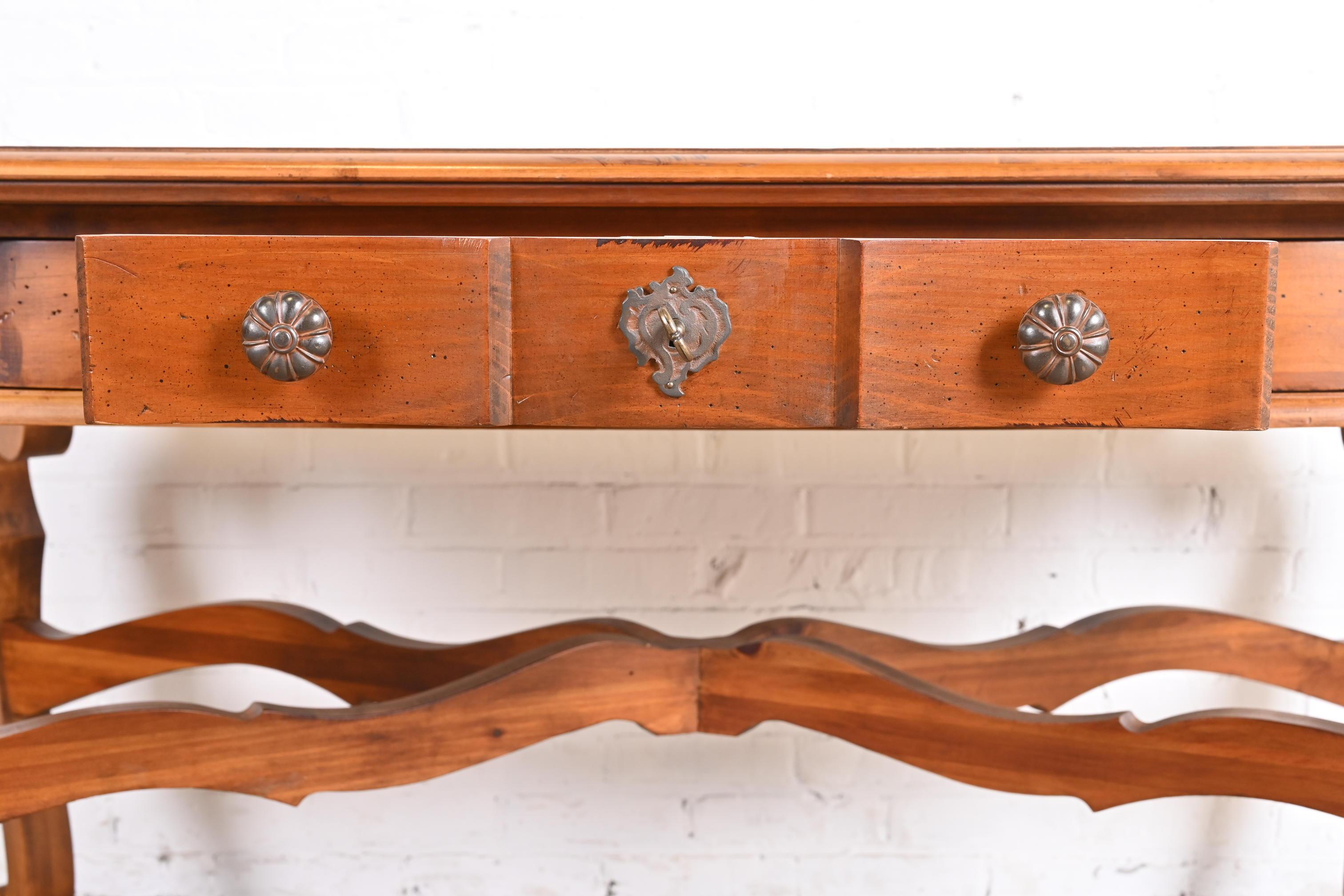 Romweber Spanish Baroque Carved Pine Writing Desk For Sale 7