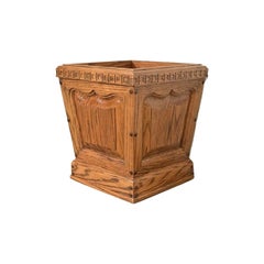 Romweber Viking Oak Planter or Waste Paper Basket, Circa 1960s