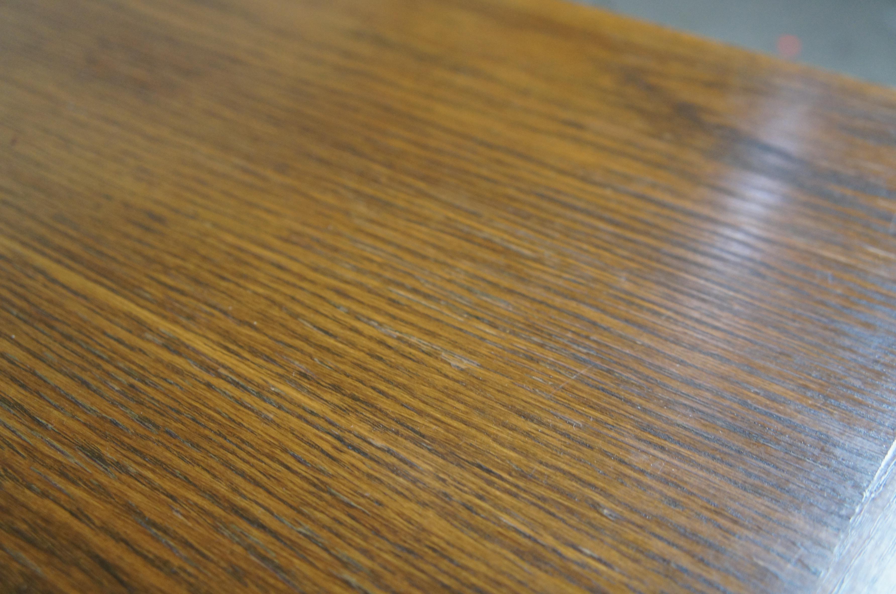 Romweber Viking Oak Square End Side Accent Nightstand Table 1960 Midcentury 3