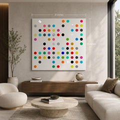 Homage to the Circle in Disorder by Ron Agam Chromatic Geometry Abstract, 2020