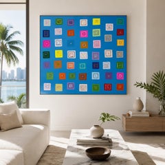 Square in the Sky by Ron Agam Contemporary Geometric Abstraction, 2024