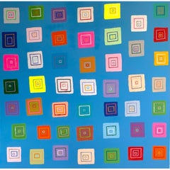 Square in the Sky by Ron Agam Contemporary Geometric Abstraction, 2024