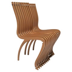 Ron Arad, a Pair of Dining Chairs Mod. Schizzo, 1989
