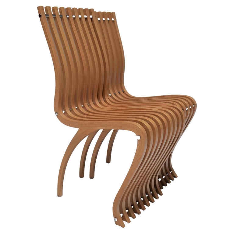 Ron Arad, a pair of dining chairs mod. Schizzo, 1989 For Sale at 1stDibs
