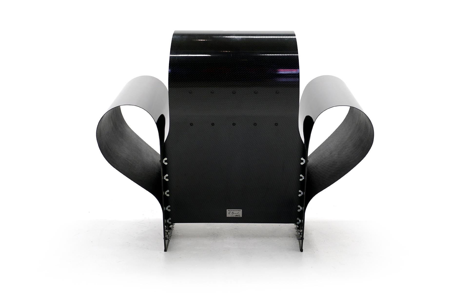 German Ron Arad Bad Tempered Chair #29/1000 for Vitra, 2002, Carbon Fiber, Signed For Sale