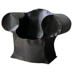 Ron Arad, Early "Big Easy" Chair, Patinated Steel, One Off, Great Britain, 1988