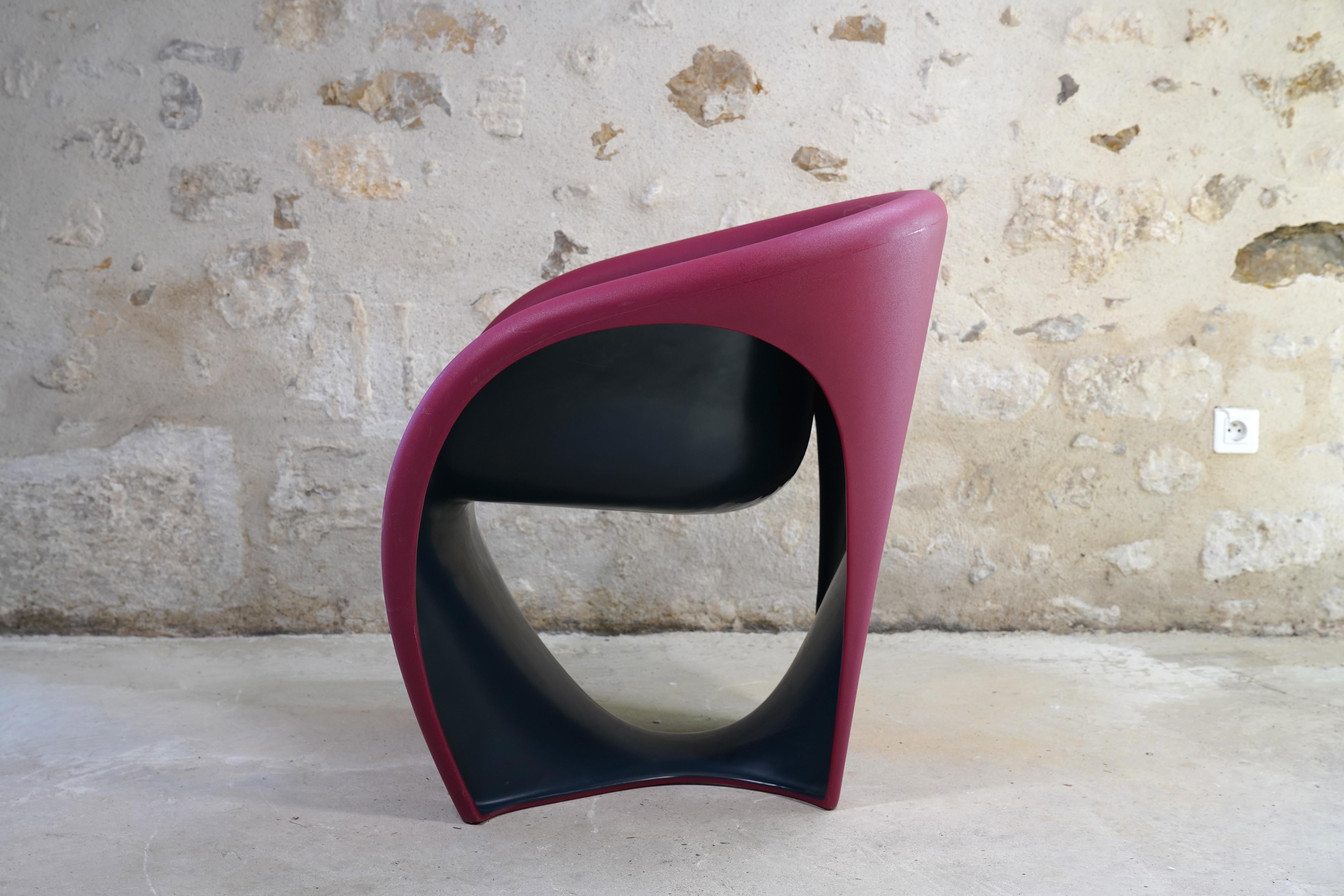 Molded Ron Arad MT1 Lounge Chair by Driade, circa 2000 For Sale