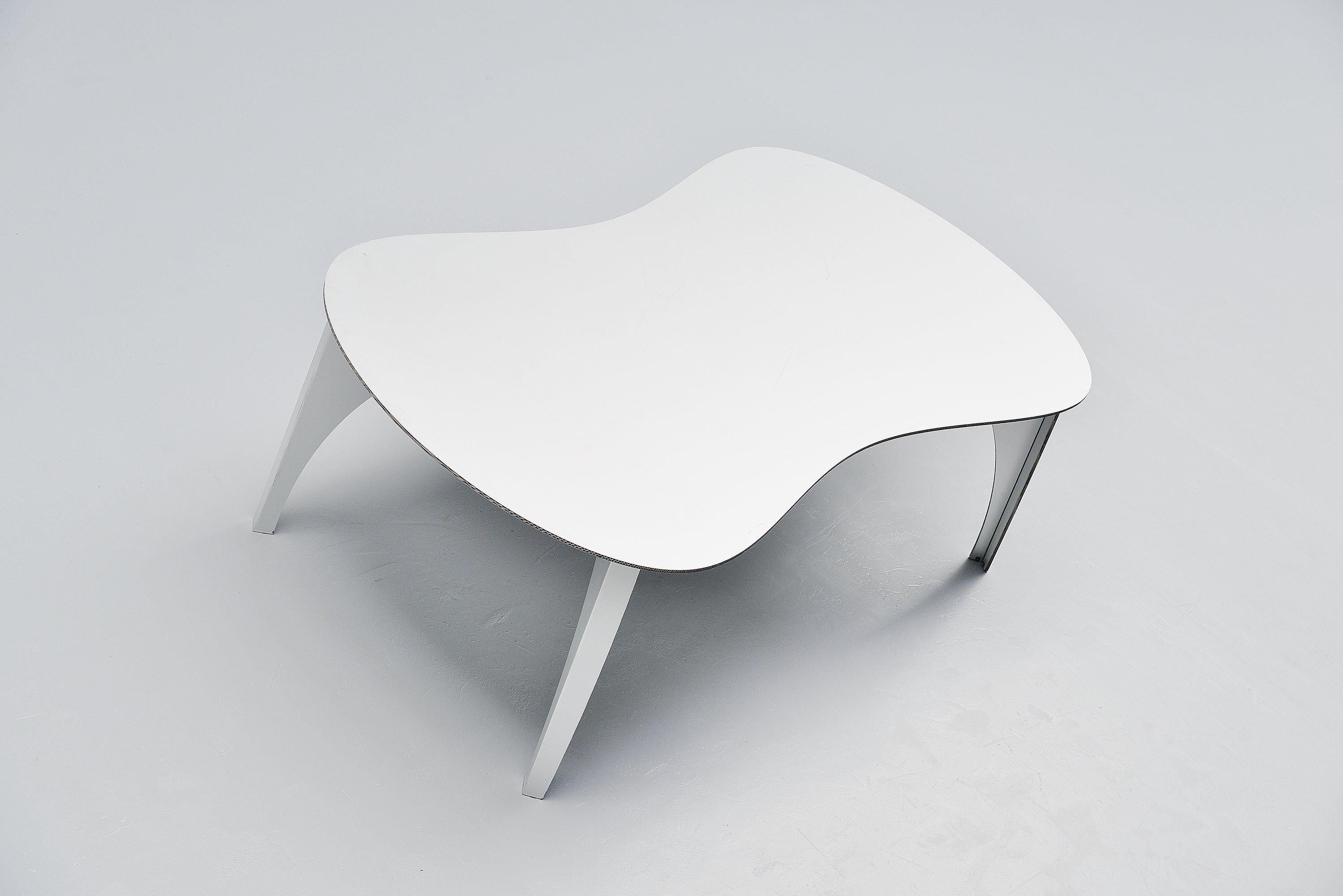 Post-Modern Ron Arad No Waste Aluminium Table Hidden, 2000