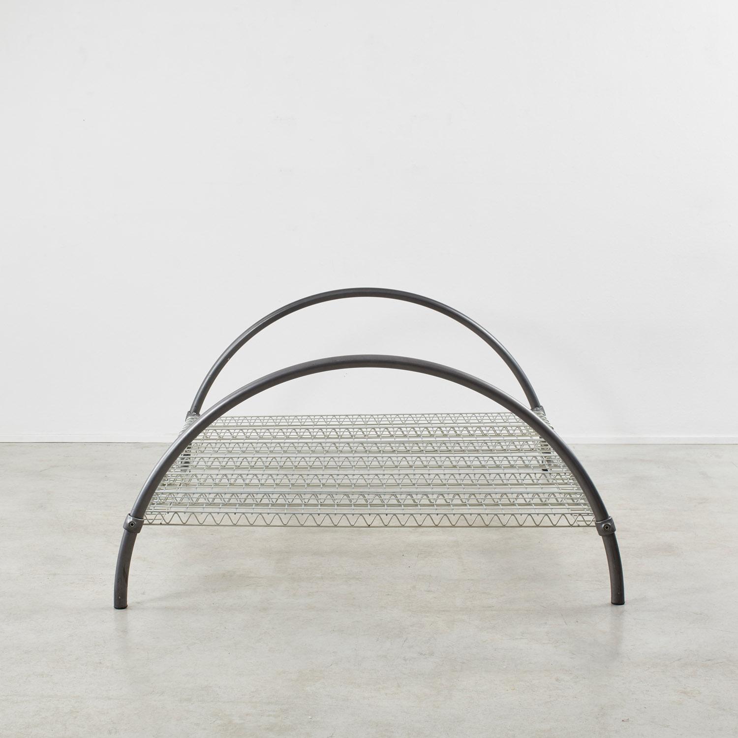 Post-Modern Ron Arad Round Rail bed frame for One Off - UK, 1981 For Sale