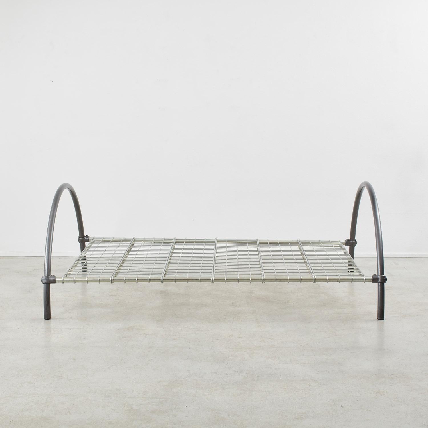 British Ron Arad Round Rail bed frame for One Off - UK, 1981 For Sale