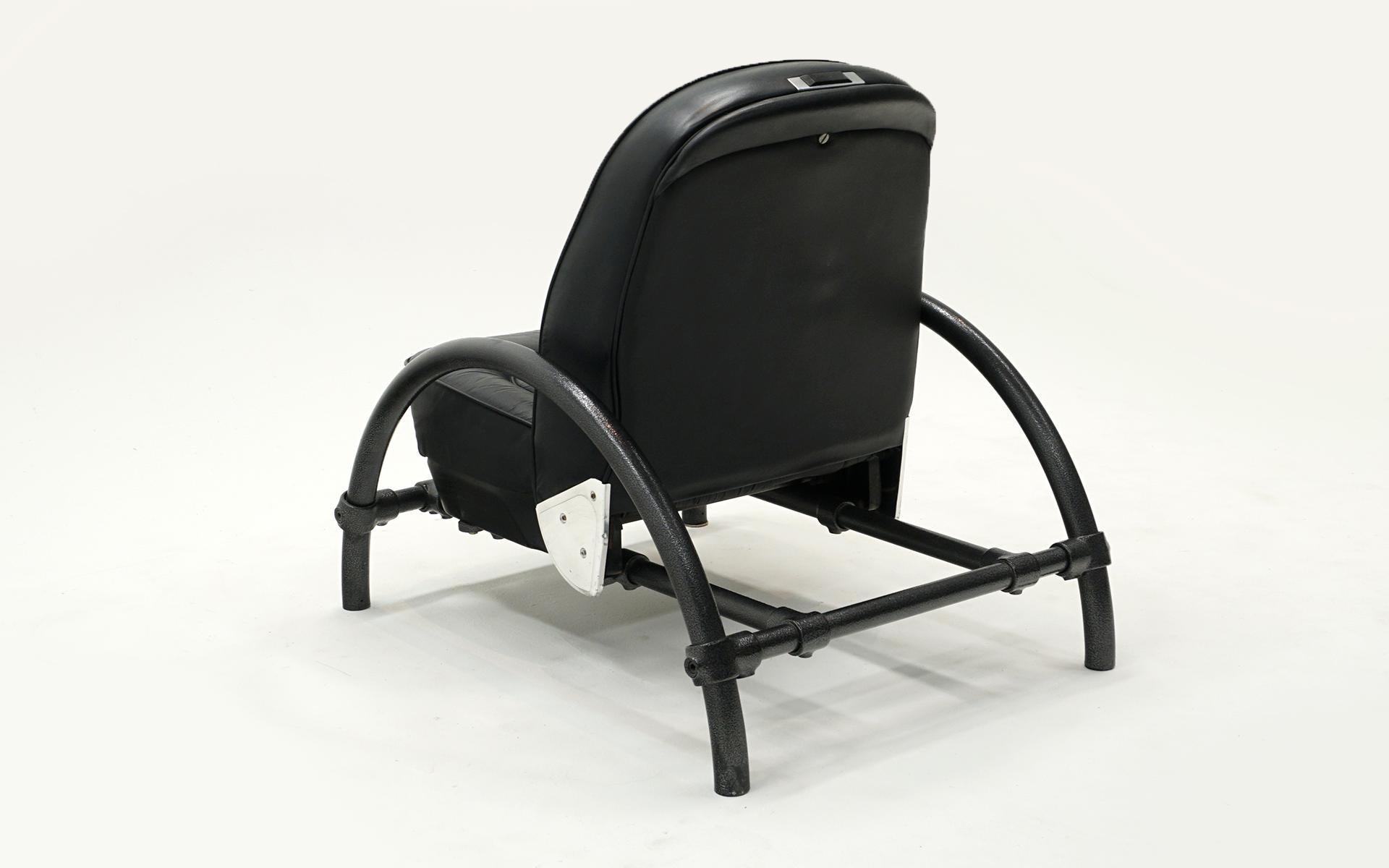 Steel Ron Arad Rover Chair for One Off LTD, London, 1980. Great Condition.  For Sale
