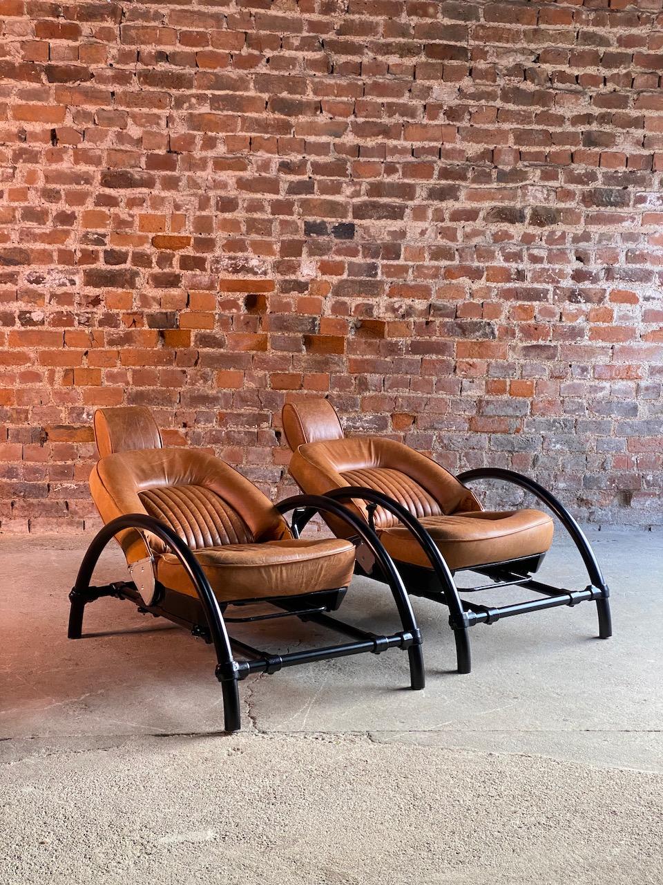 Ron Arad Rover Chairs Pair by One Off Limited circa 1981 Set 2 4