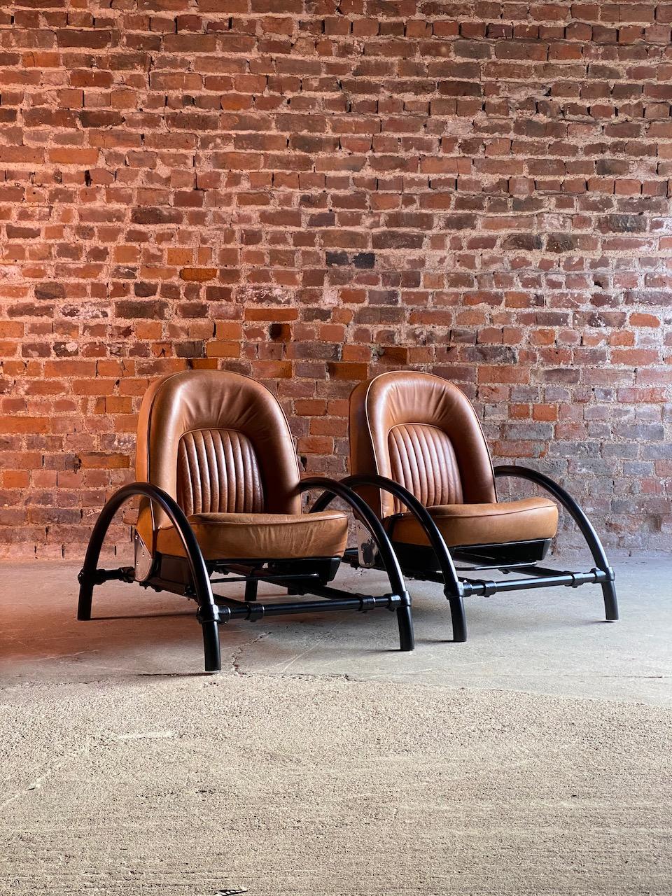 Ron Arad Rover Chairs Pair by One Off Limited circa 1981 Set 2 6