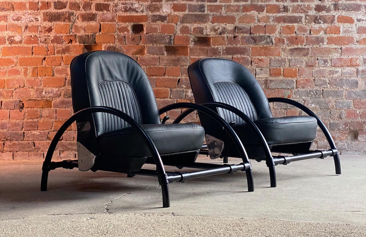 Ron Arad Rover Chairs Pair by One Off Ltd, circa 1981 In Good Condition In Longdon, Tewkesbury