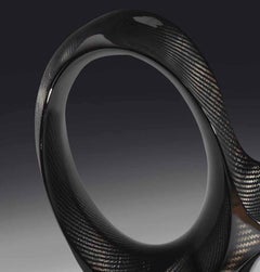 RON ARAD Oh Void II Chair 2002 Sculpture woven black carbon fibre nomex