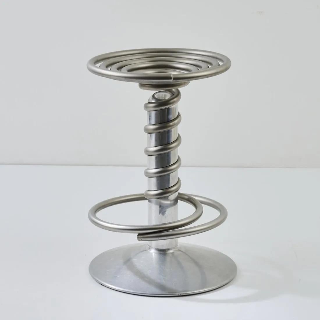 Ron Arad Schraube Hocker Satz von drei Driade Italien Skulptur Industrie Edelstahl im Angebot 4
