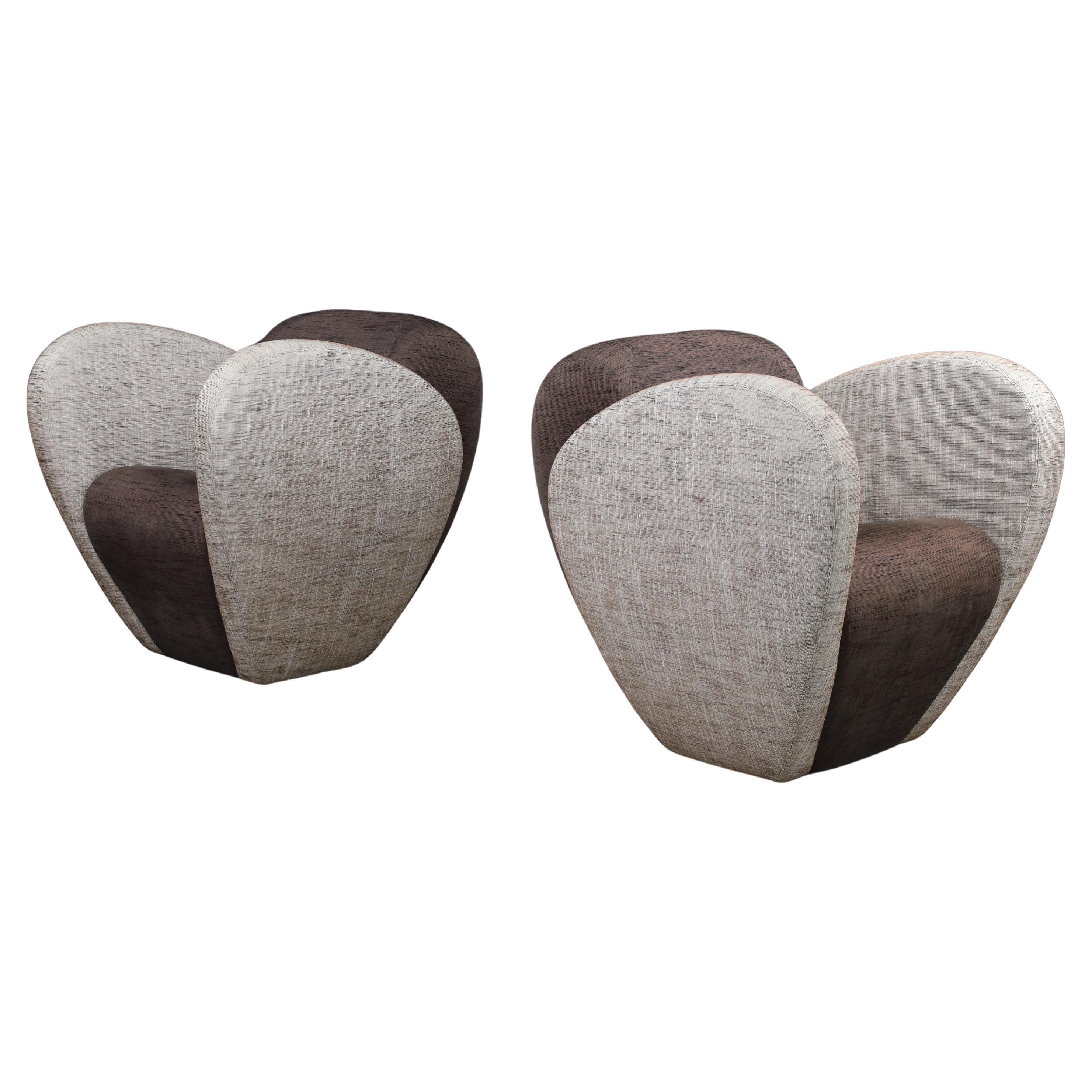 Ron Arad "Size Ten" Skulpturale Lounge-Stühle für Moroso, Italien, 1990er Jahre