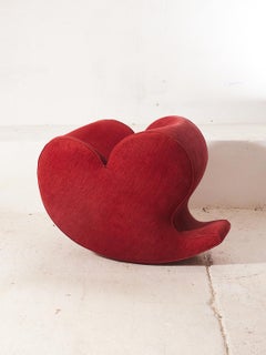 Ron Arad – Soft Heart Lounge / Rocking Chair Moroso, Italy, 1990s