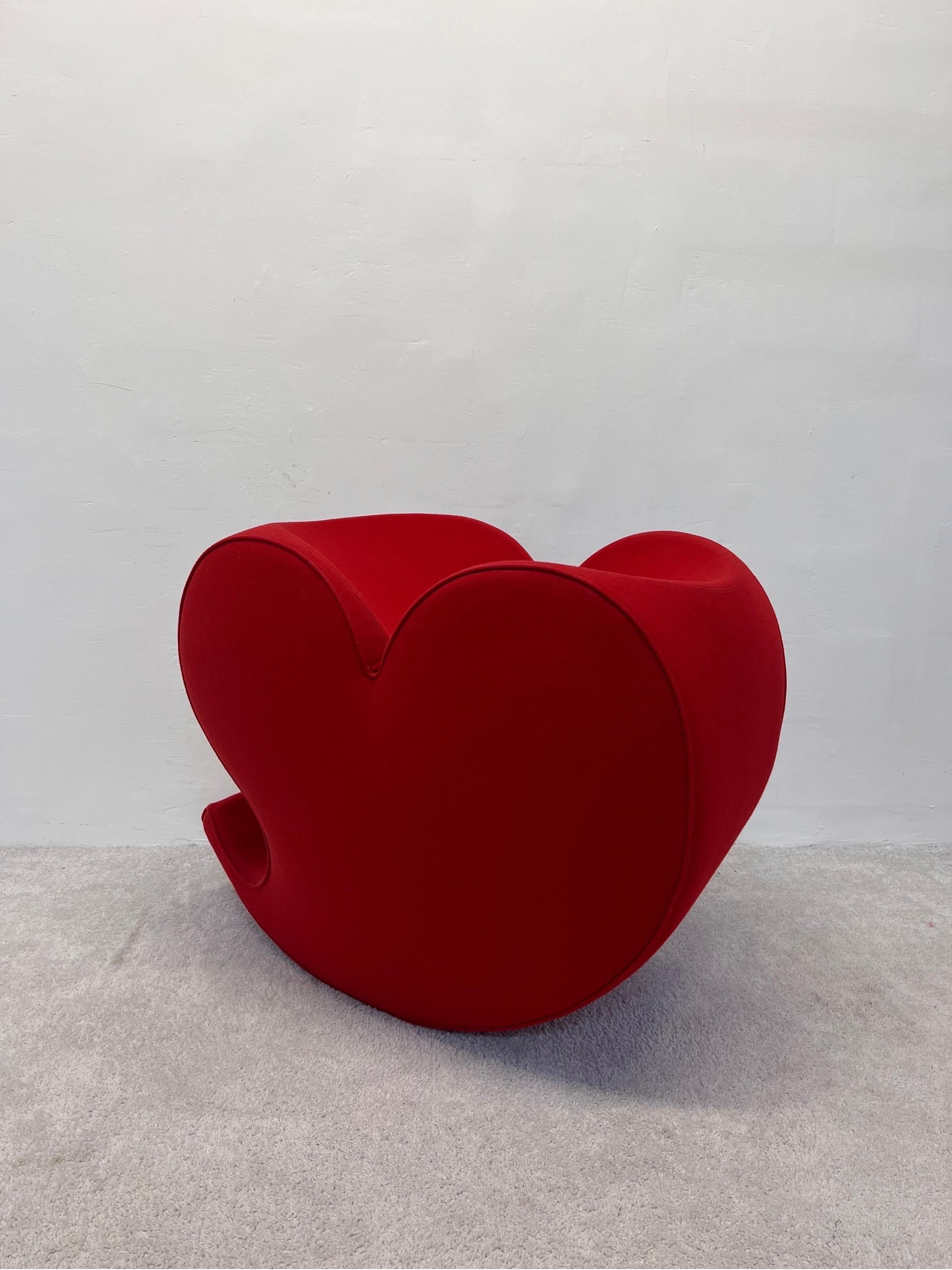 Italian Ron Arad Spring Collection Soft Heart Chair for Moroso For Sale