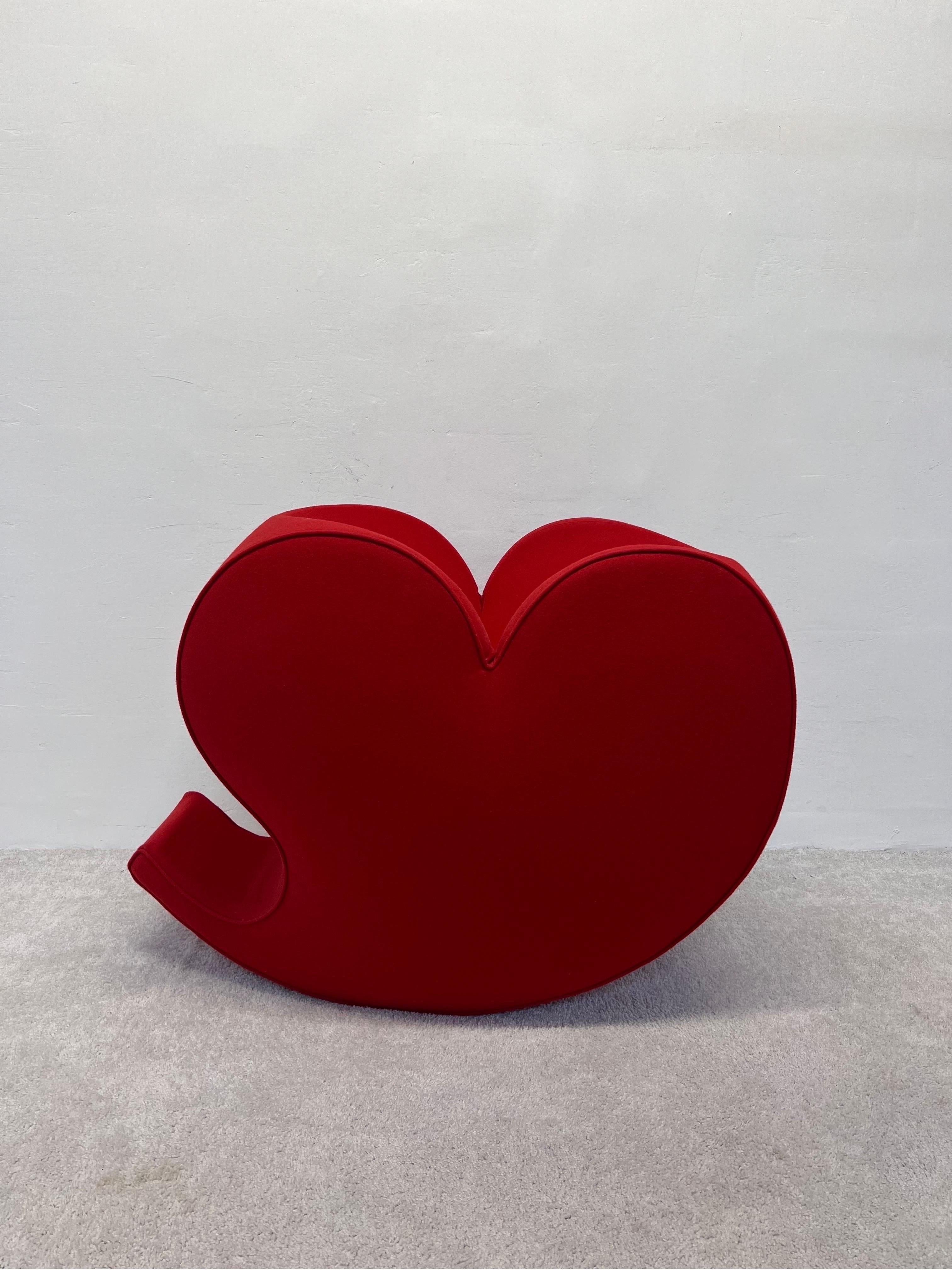 Ron Arad Spring Collection Soft Heart Chair for Moroso In Good Condition For Sale In Miami, FL