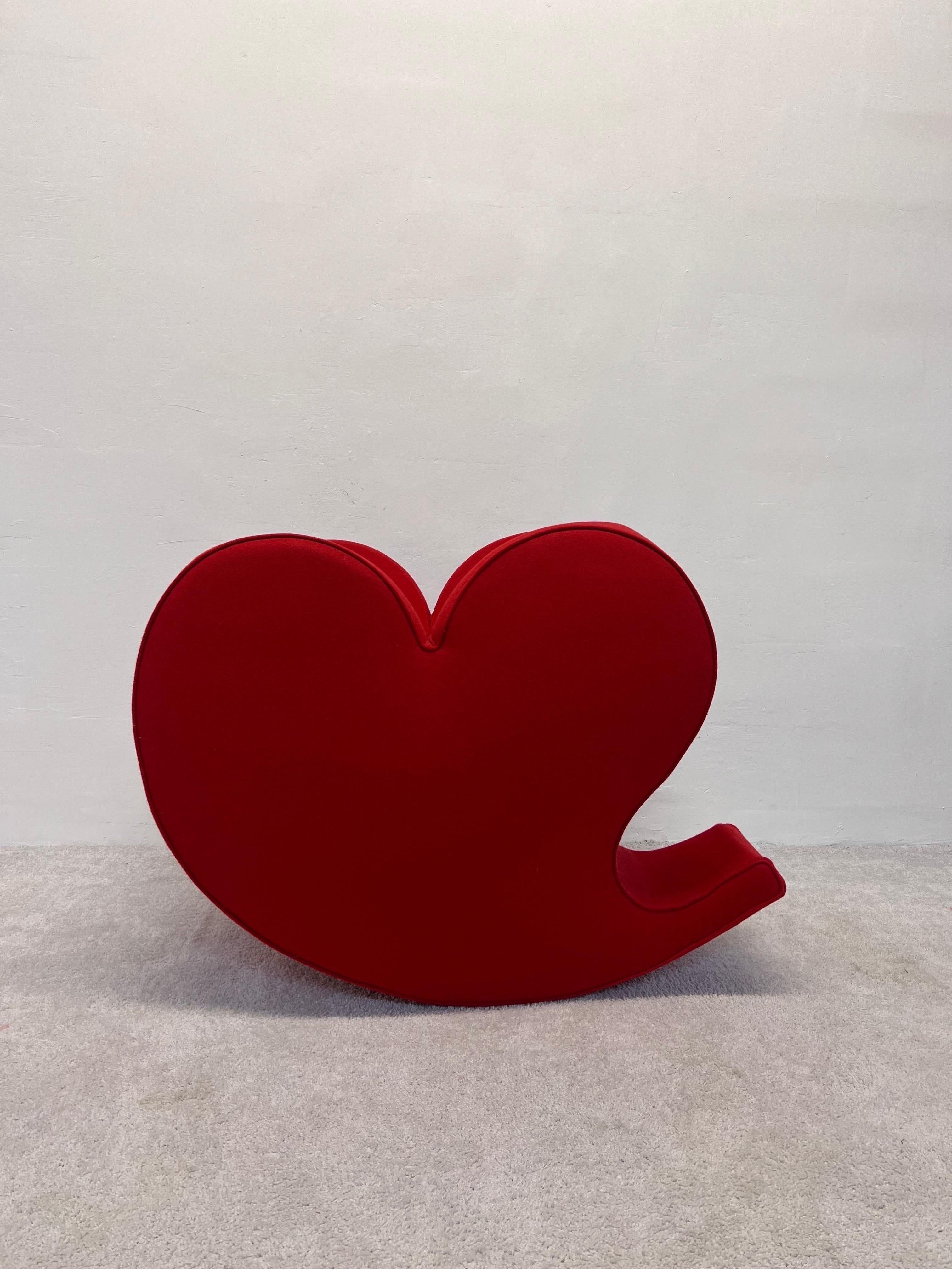 Ron Arad Spring Collection Soft Heart Chair for Moroso In Good Condition In Miami, FL