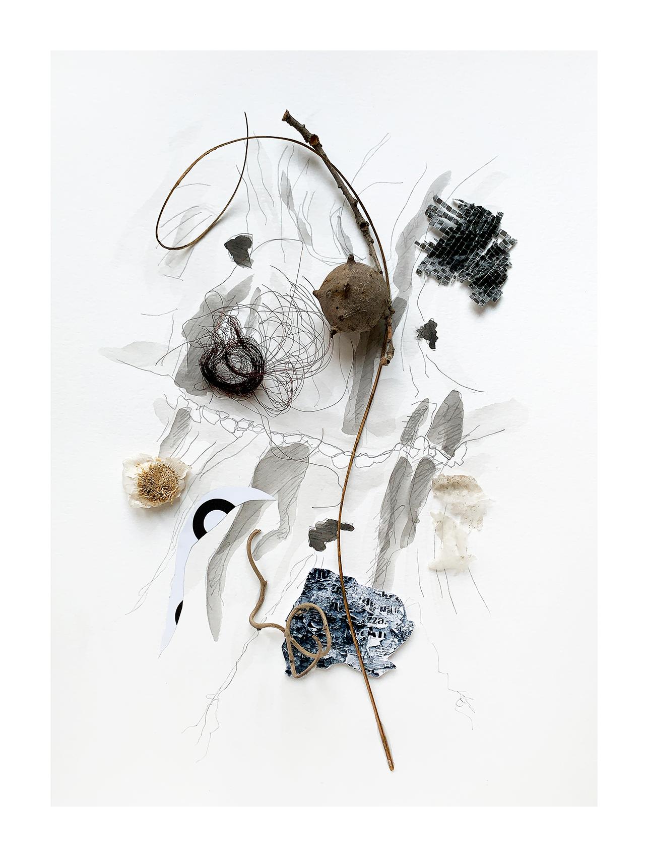 C_21 - Limited Edition Archival Pigment Print of Collage Still Life For Sale 2