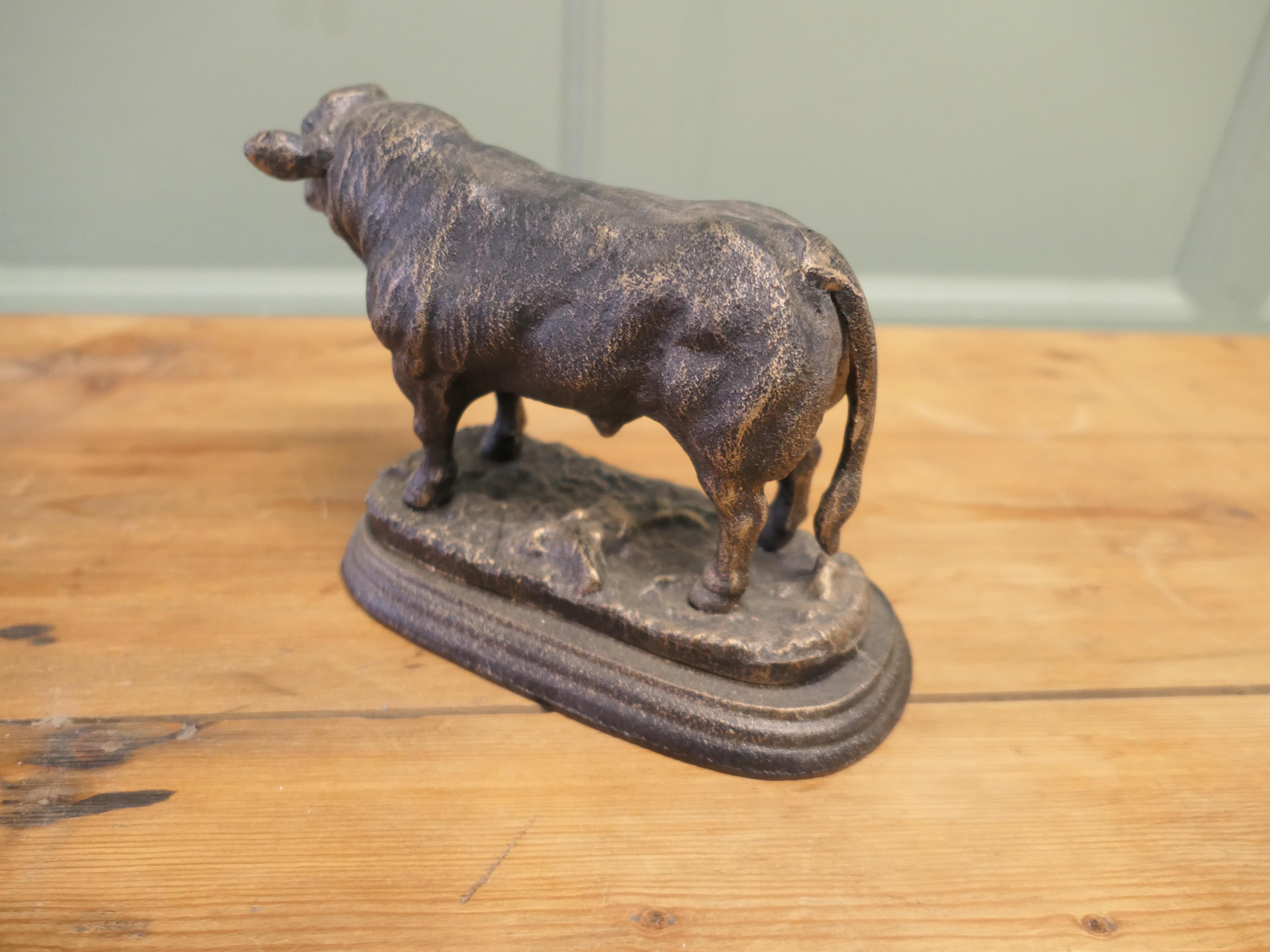 Arte popolare ornamento da scrivania di ron Bull con finitura in bronzo patinato in vendita