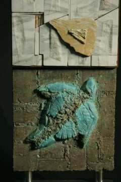 Ascent, 39 "high mixed media, unique sculpture