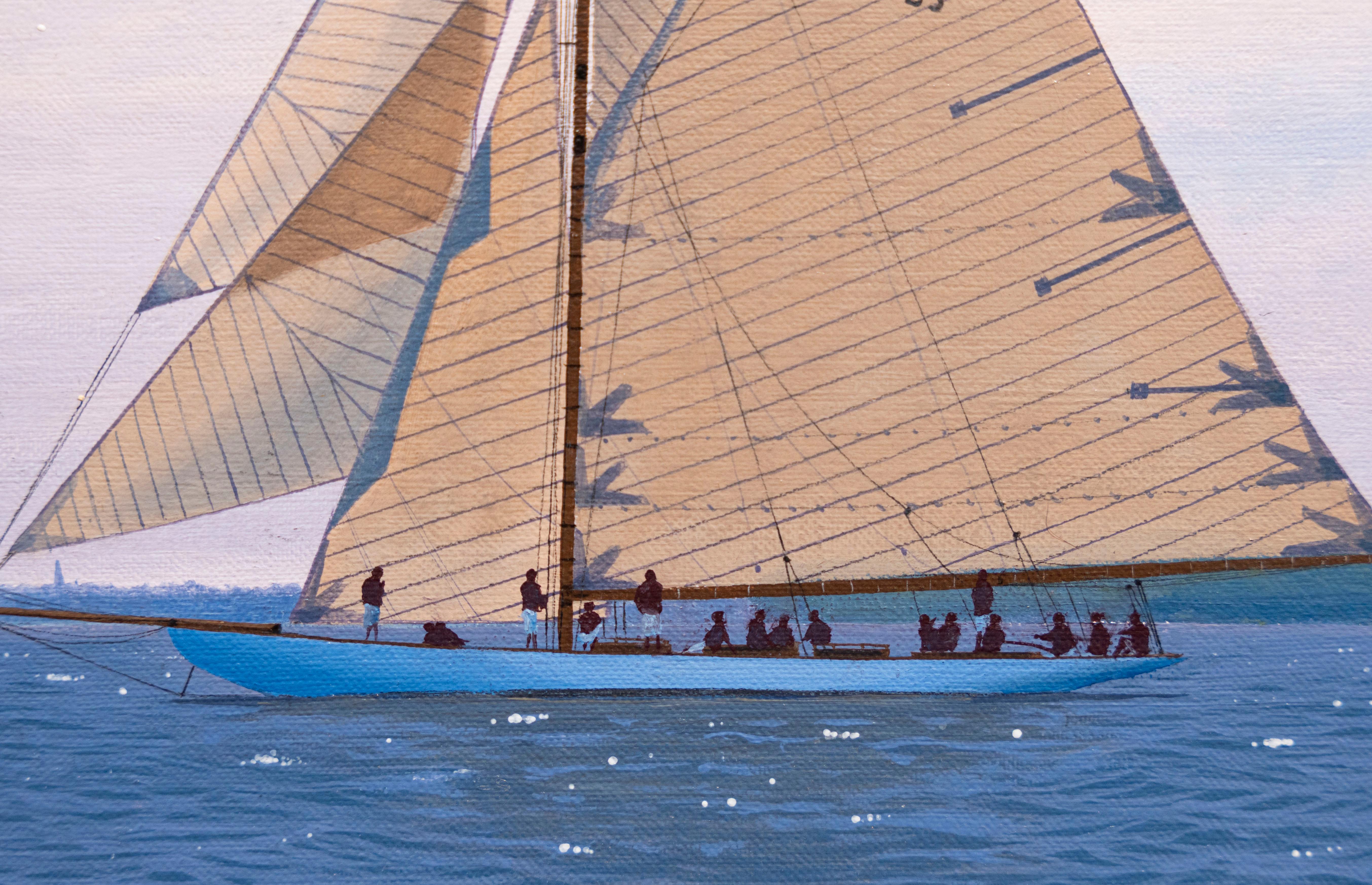 Segeln in Yatch, Ron Charles Mitchell (geb. 1960) im Angebot 2