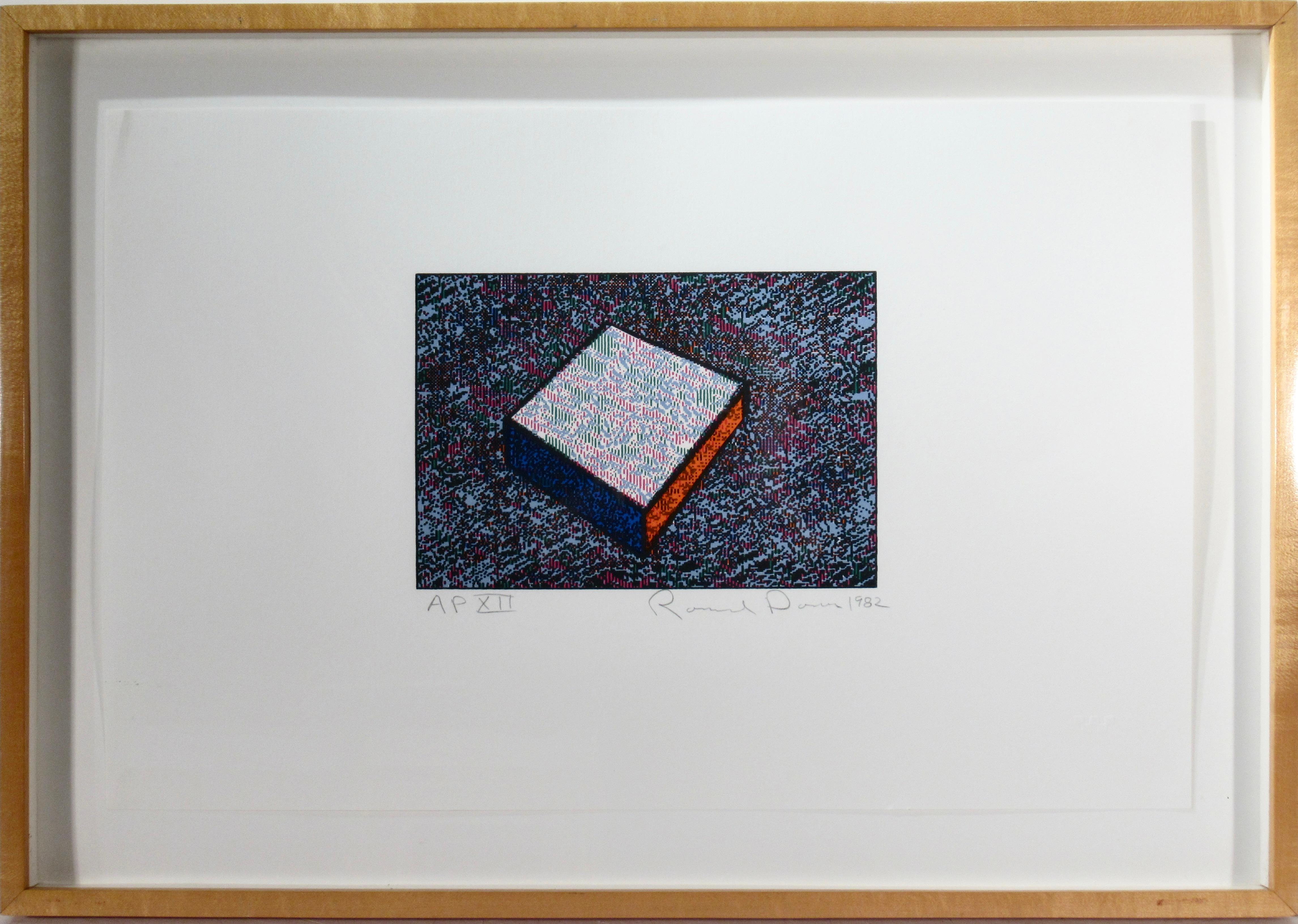 Ron Davis Abstract Print - Pixel Slab