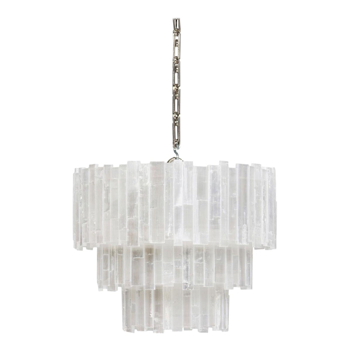 Ron Dier American Contemporary 3-Tier Chandelier