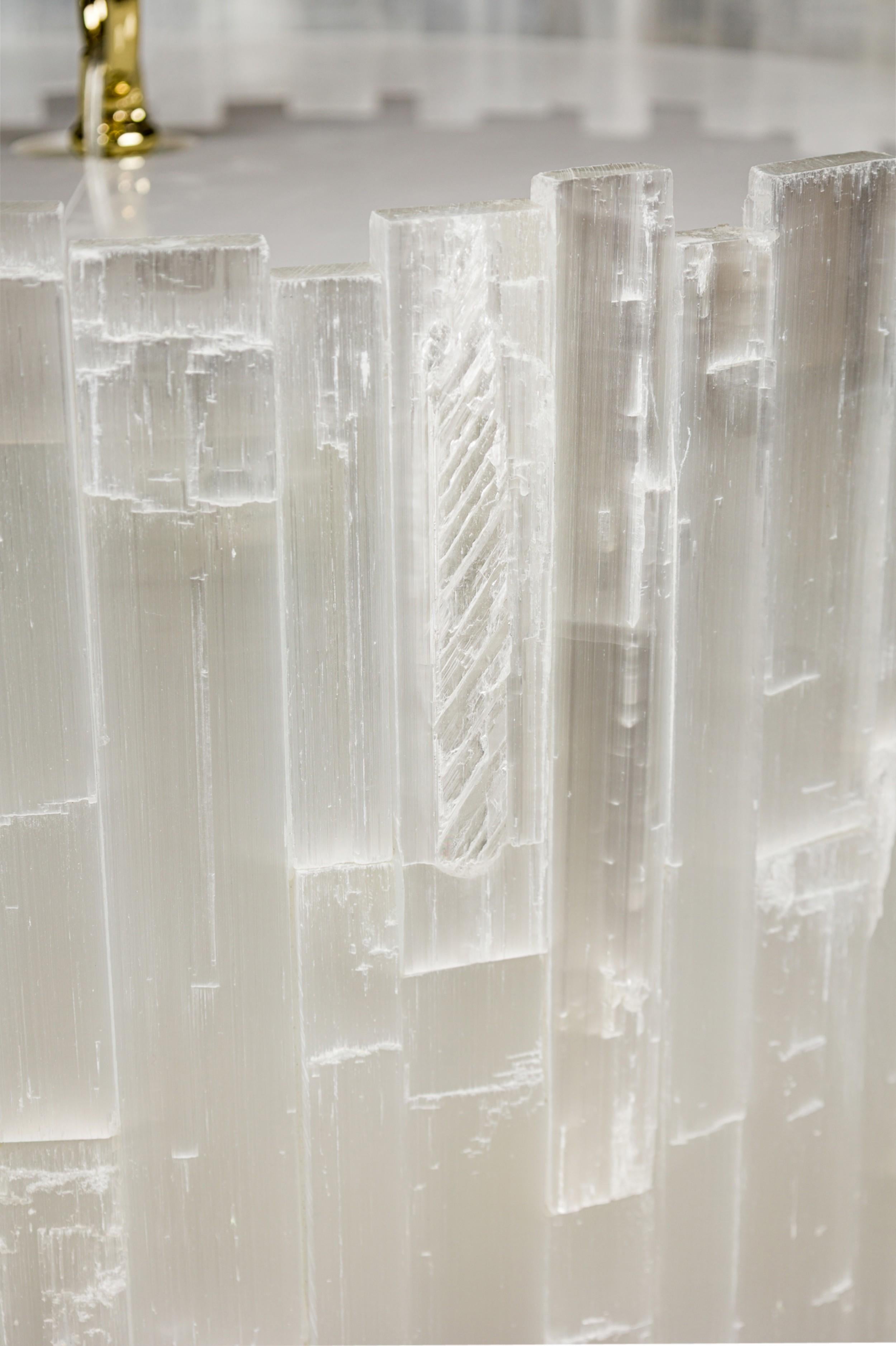 Ron Dier American Contemporary Single Tier Chandelier (amerikanisch) im Angebot