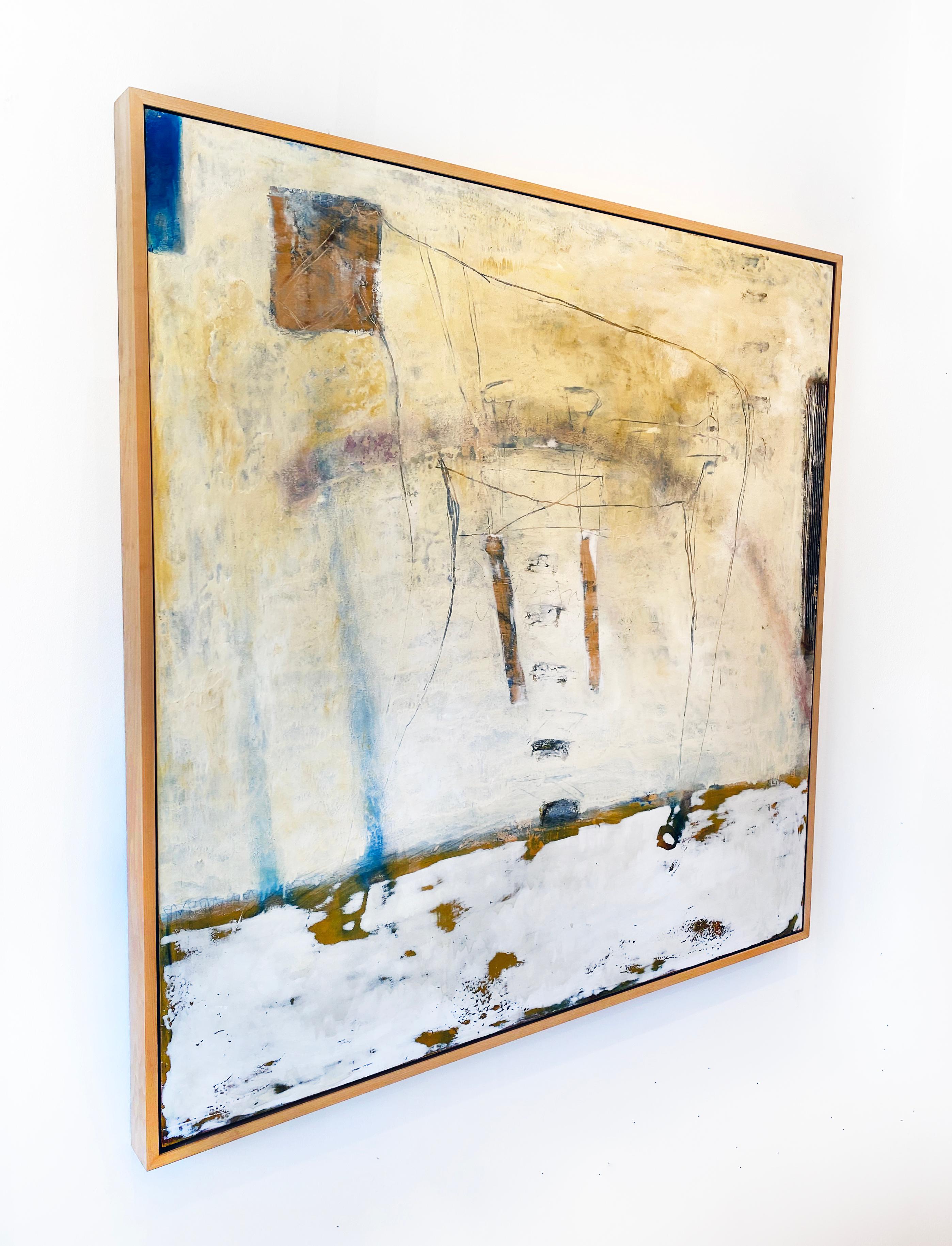 Pittura a tecnica mista di Ron Ehrlich 'Senza titolo' 1