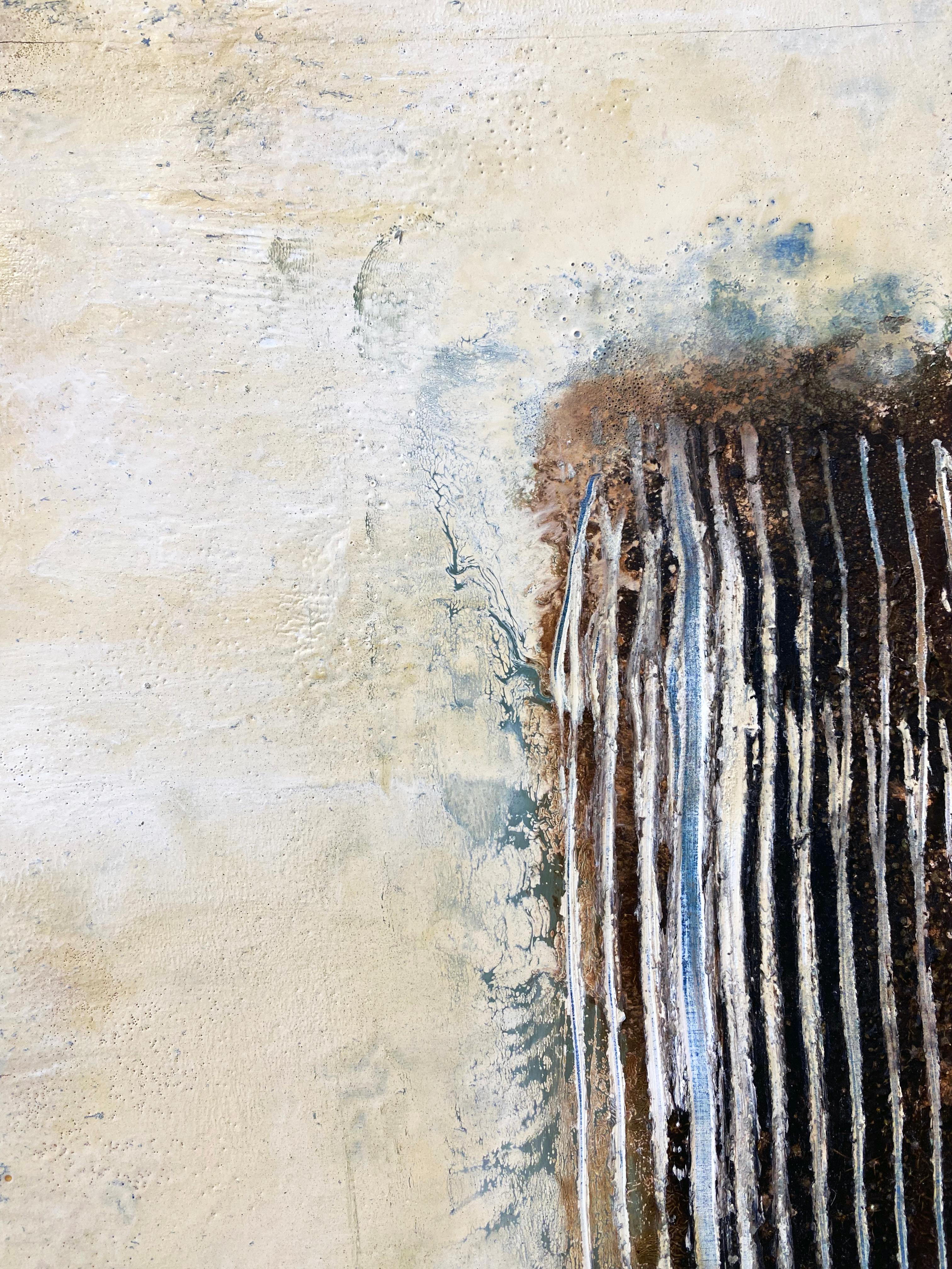 Pittura a tecnica mista di Ron Ehrlich 'Senza titolo' 5