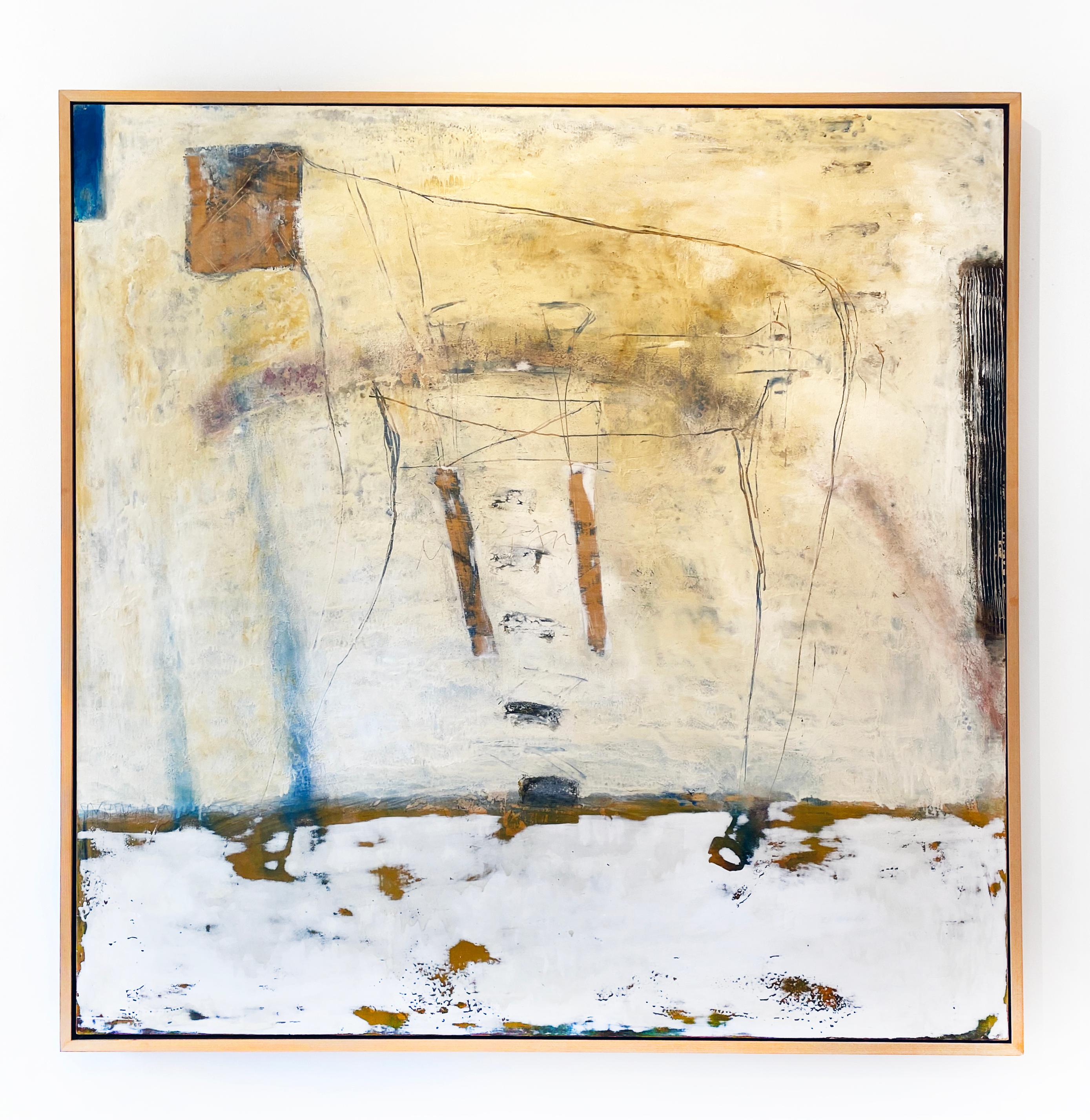 Pittura a tecnica mista di Ron Ehrlich 'Senza titolo' 7