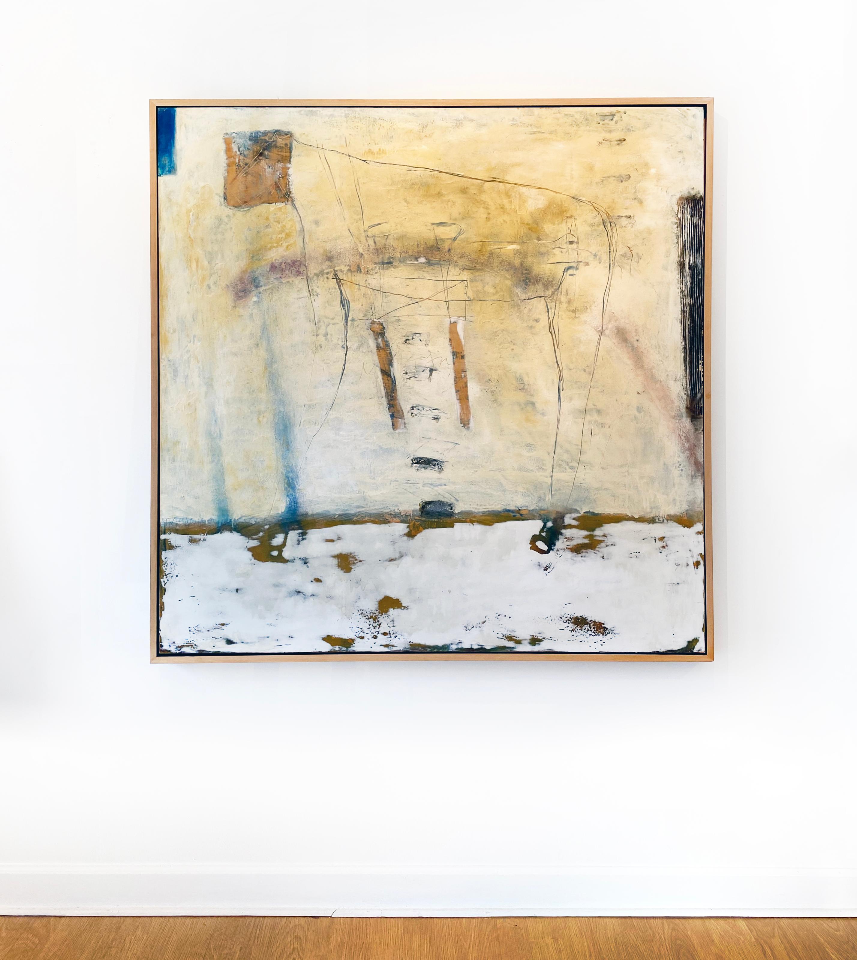 Pittura a tecnica mista di Ron Ehrlich 'Senza titolo' 8