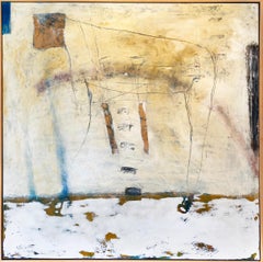 Pittura a tecnica mista di Ron Ehrlich 'Senza titolo'